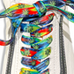 Tie-Dye Weed Shoelaces | Flat Printed Shoelaces | 100% Recycled Materials | Adult Sizes