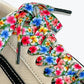Plumeria Shoelaces | Flat Printed Shoelaces | 100% Recycled Materials | Adult & Kids Sizes